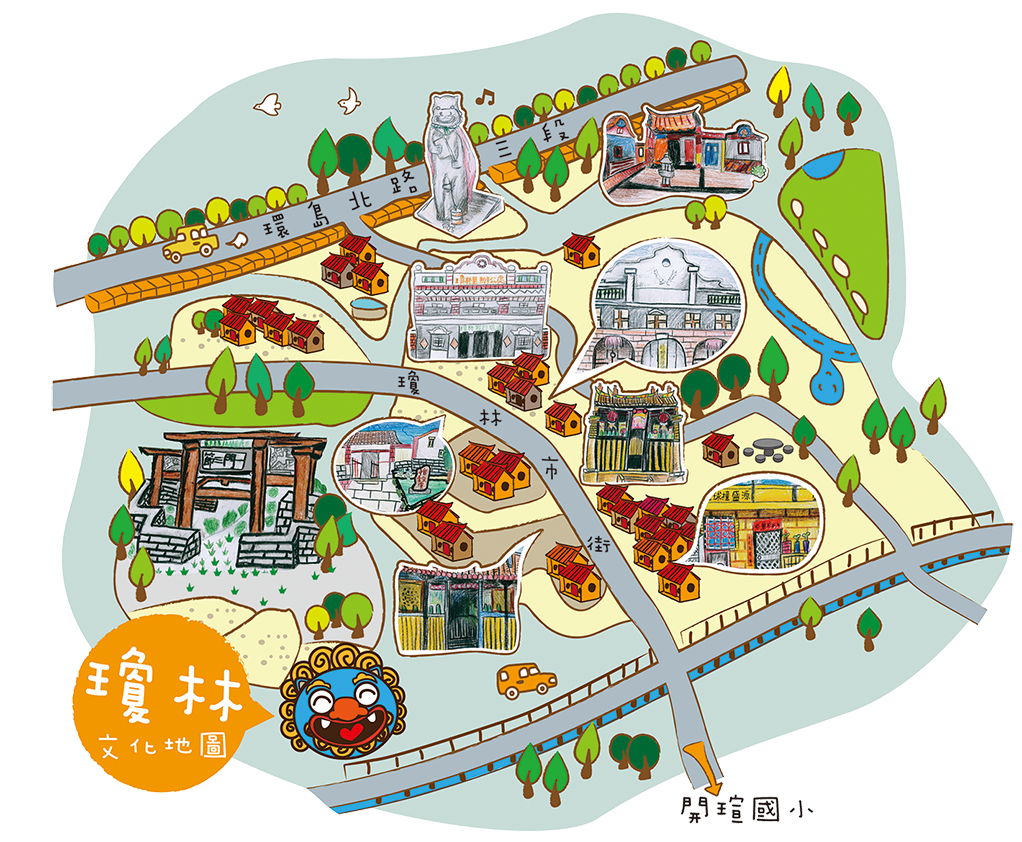 瓊林文化地圖
